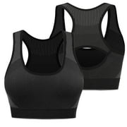 VerPetridure Clearance High Support Raceback Sports Bras for Women Plus Size Seamless Comfort Breathable Workout Gym Activewear Bras for Women